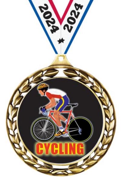 Medali Bersepeda yang Dibuat Khusus